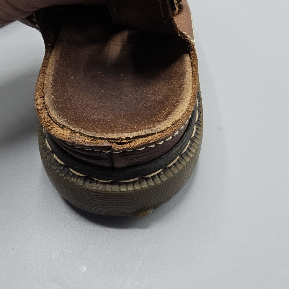 Vintage Leather Fishermen Chunky Sandals Women's 9.5 Mens 8 Y2K 90s Made Spain - Picture 10 of 15